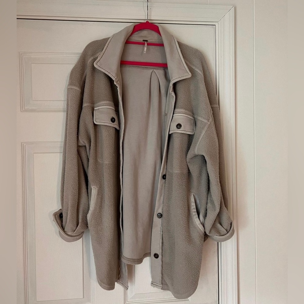 Free People ruby shacket